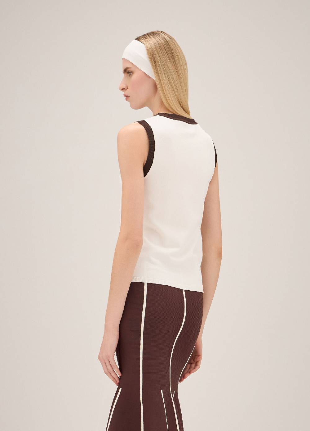 LES COPAINSCanotta Tricot In Misto Viscosa