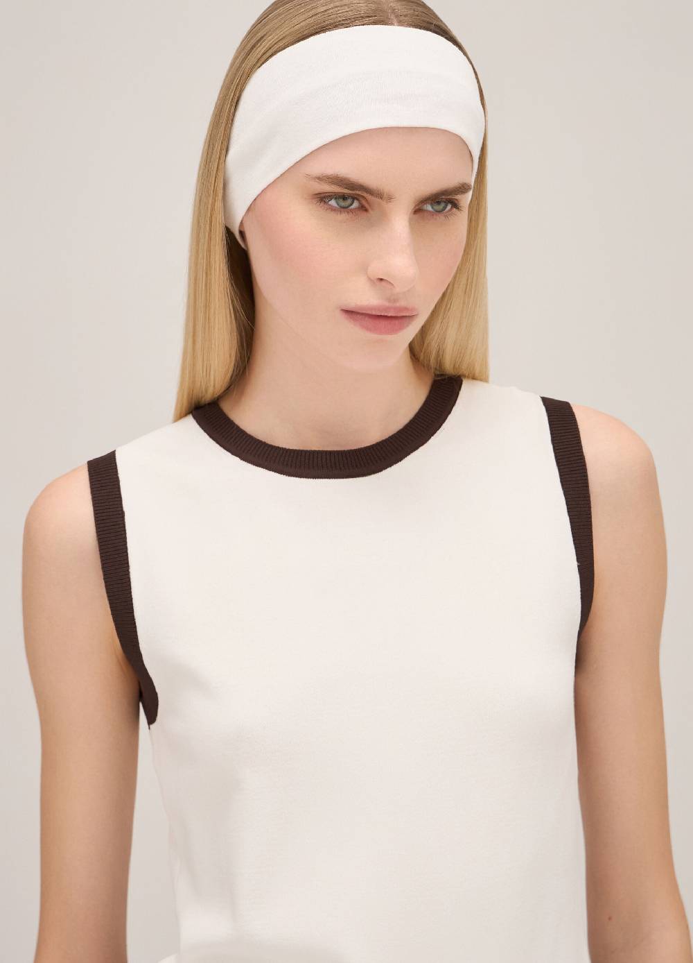 LES COPAINSCanotta Tricot In Misto Viscosa