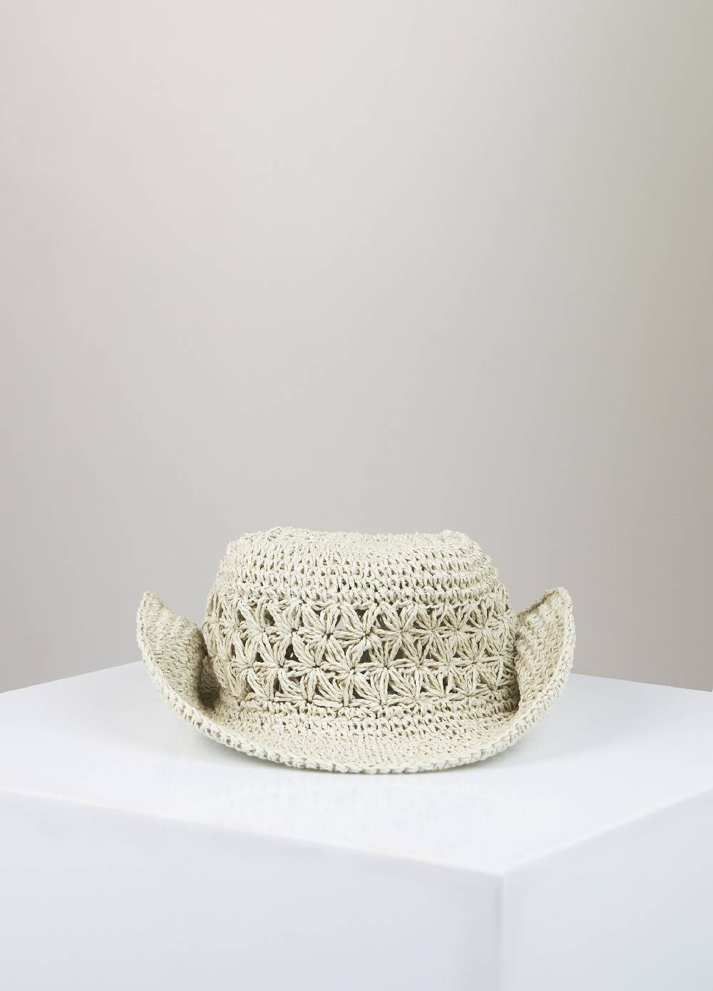 LES COPAINSCappello Texano In Carta Intrecciata