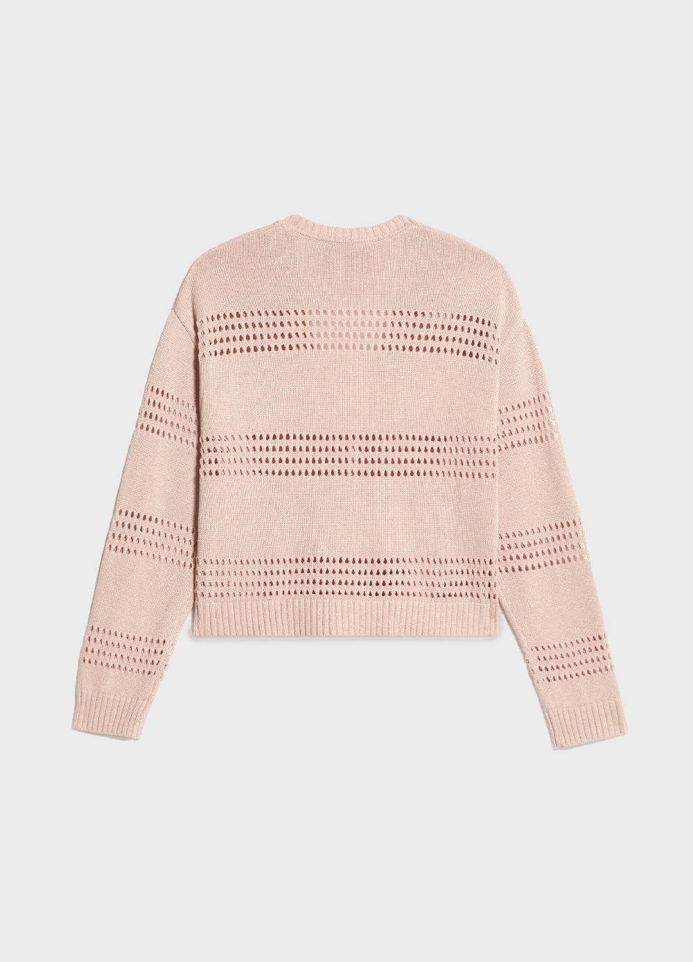 LES COPAINSCardigan In Seta E Cotone Traforato