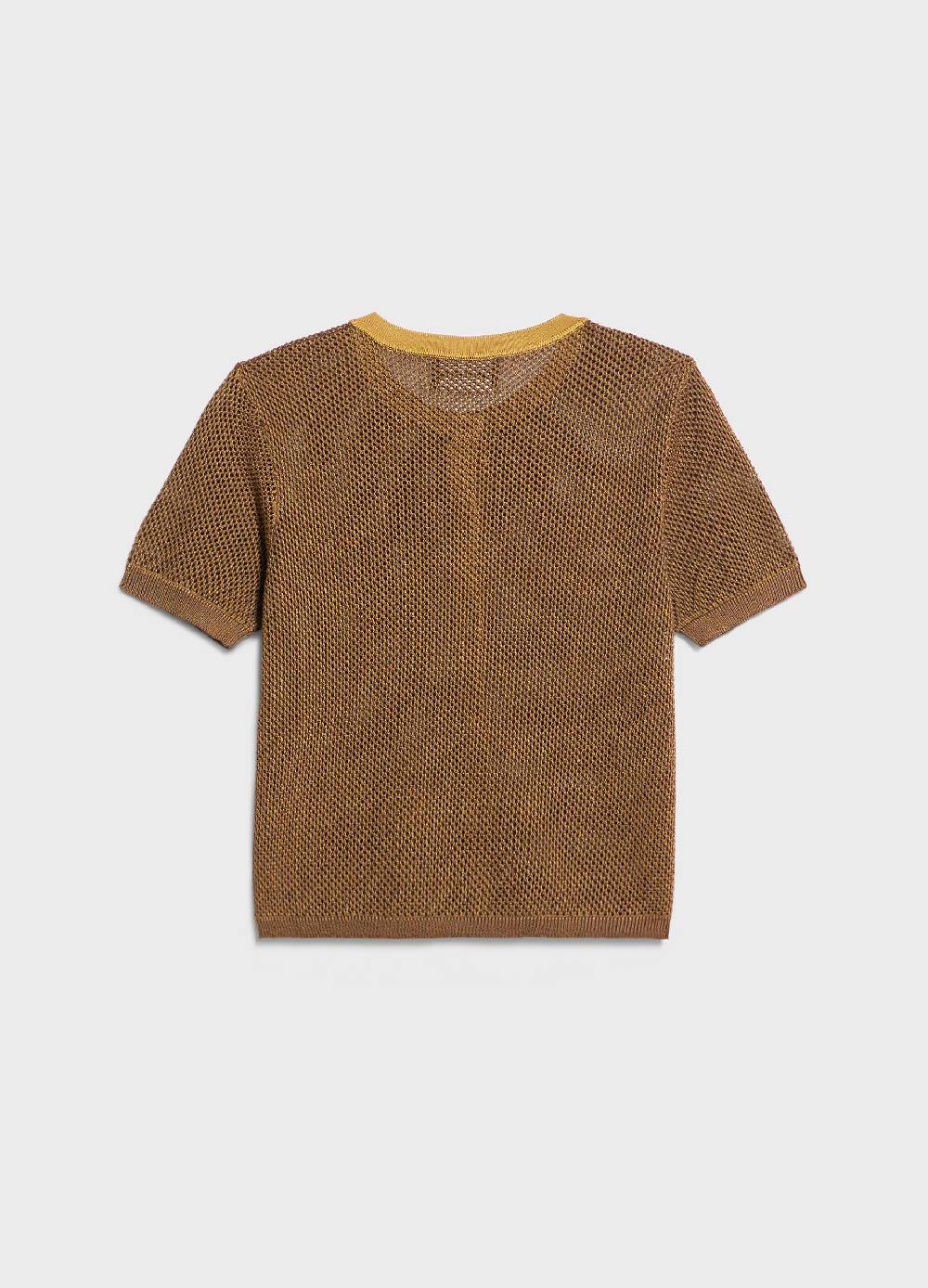 LES COPAINSCardigan Tricot A Maniche Corte