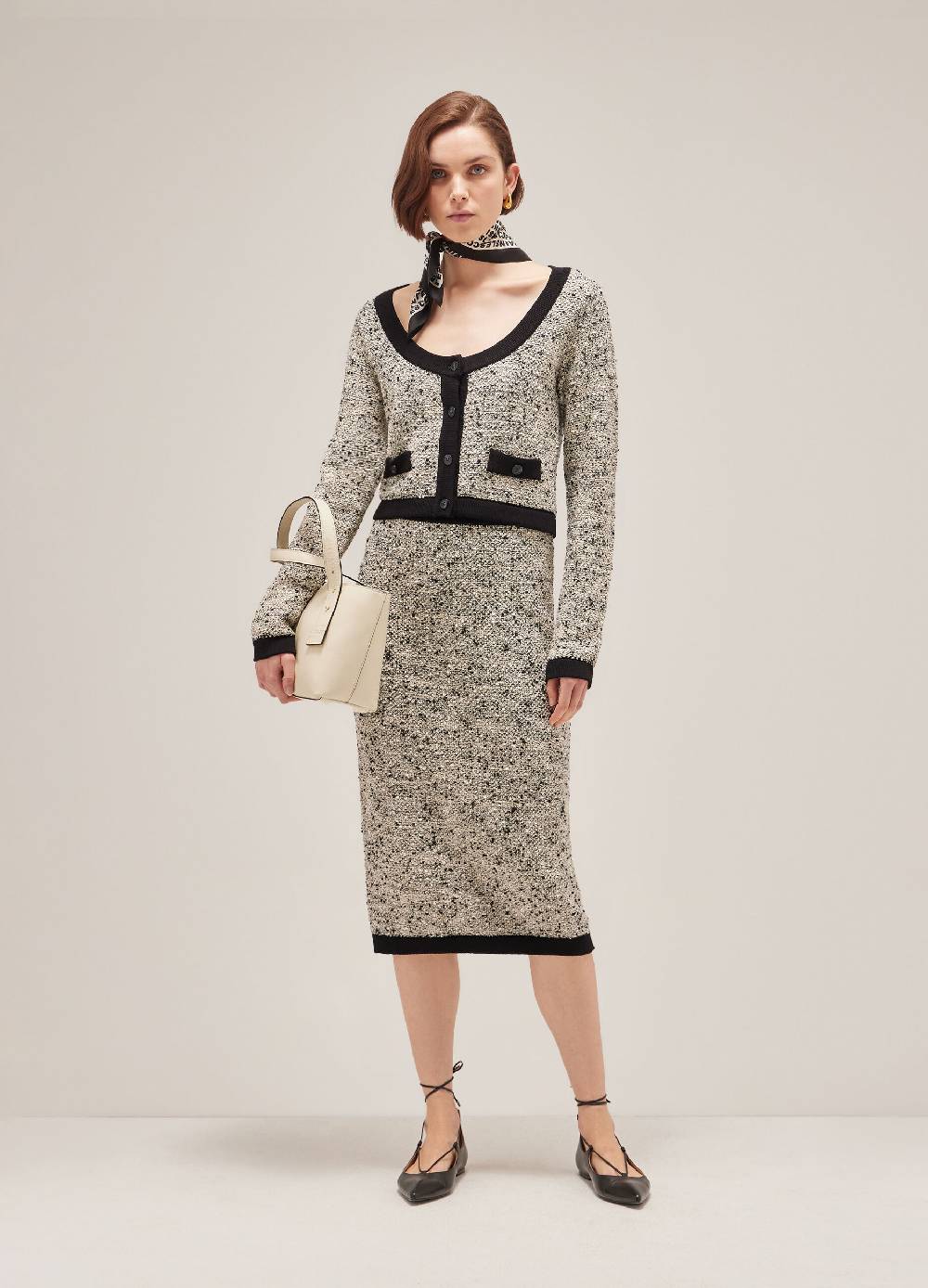 LES COPAINSCardigan tricot effetto bouclé