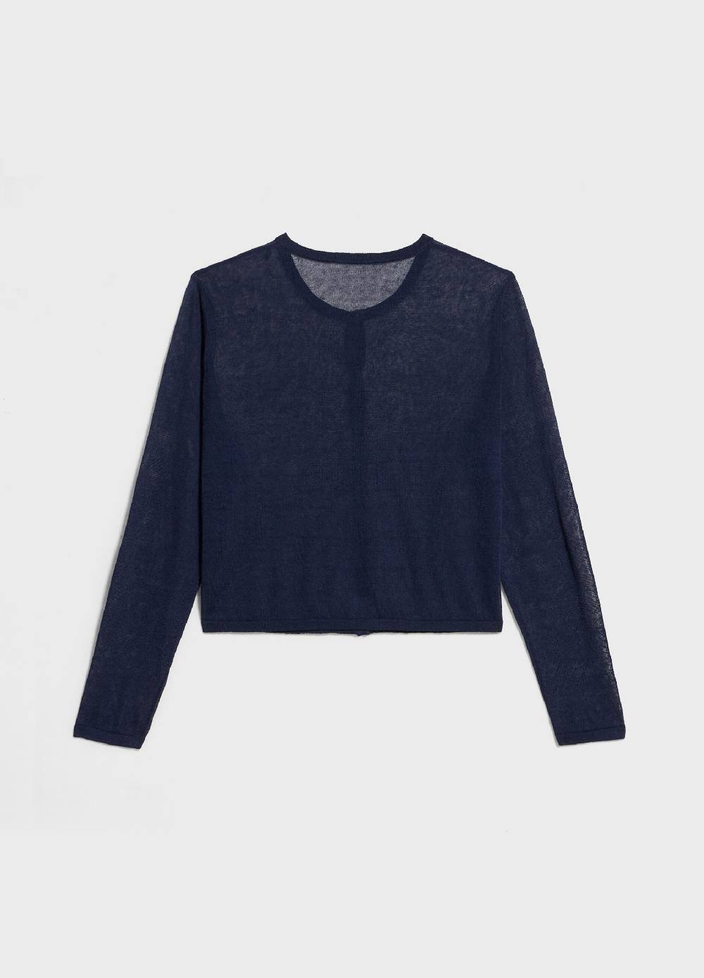 LES COPAINSCardigan Tricot In Misto Lino