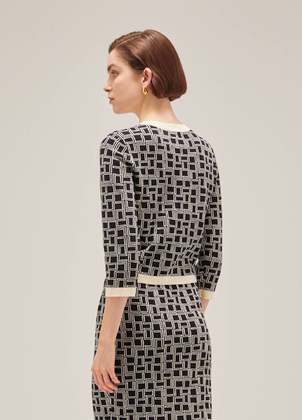 LES COPAINSCardigan Tricot In Puro Cotone