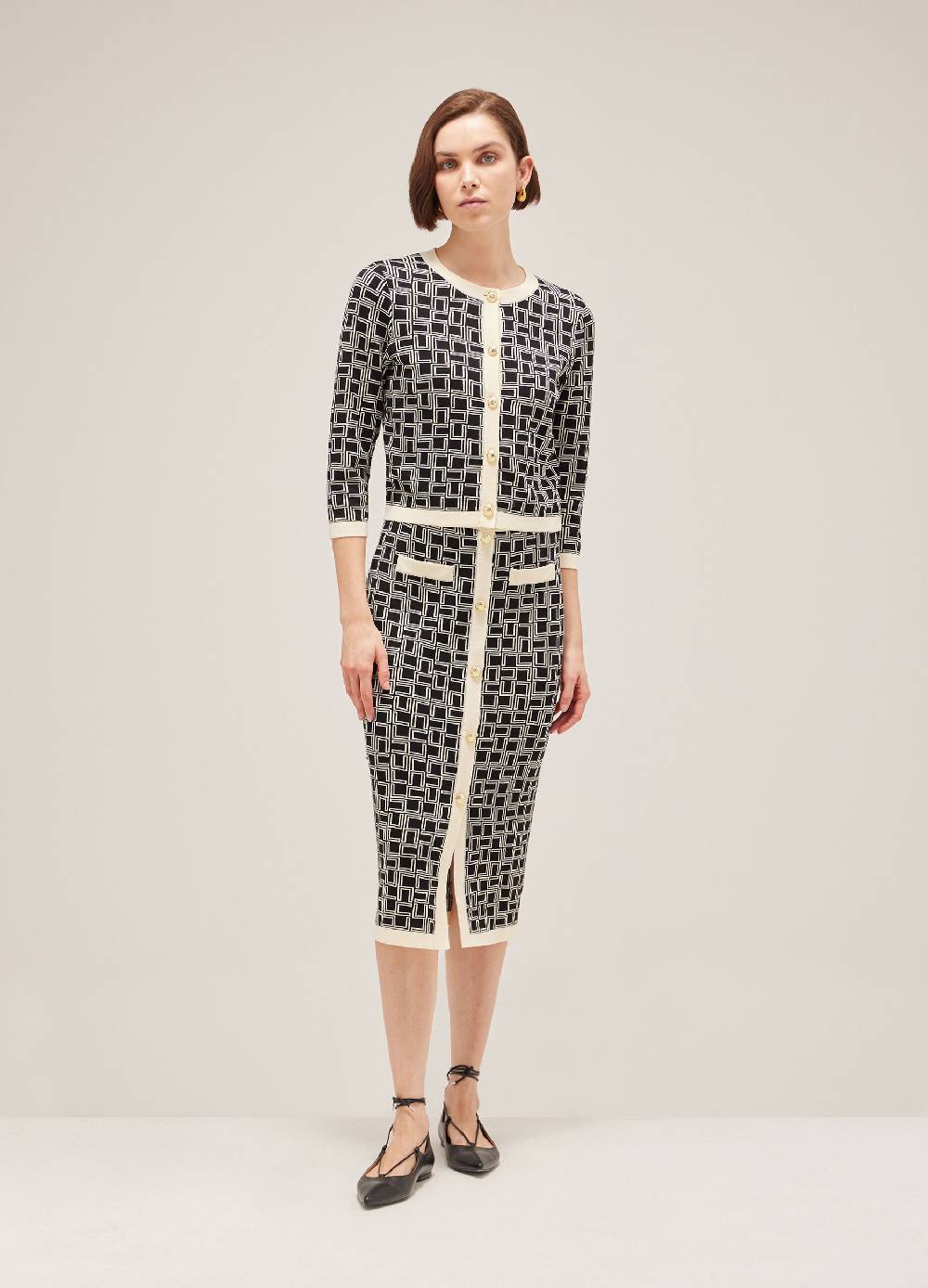 LES COPAINSCardigan tricot in puro cotone