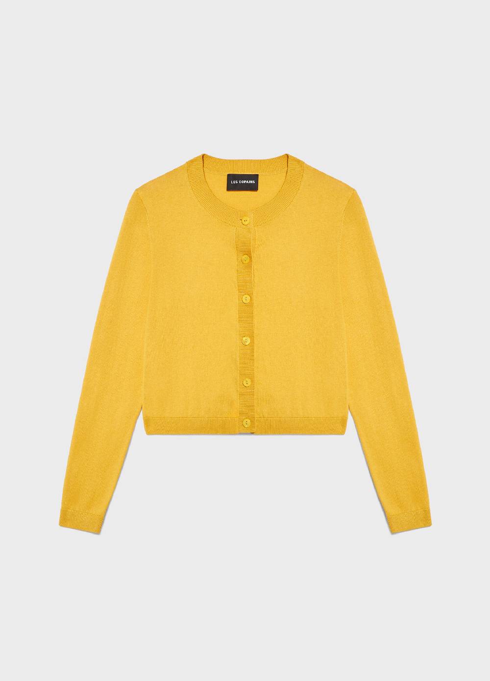 LES COPAINSCardigan Tricot In Seta E Cotone