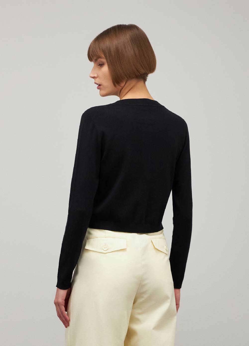 LES COPAINSCardigan Tricot In Seta E Cotone