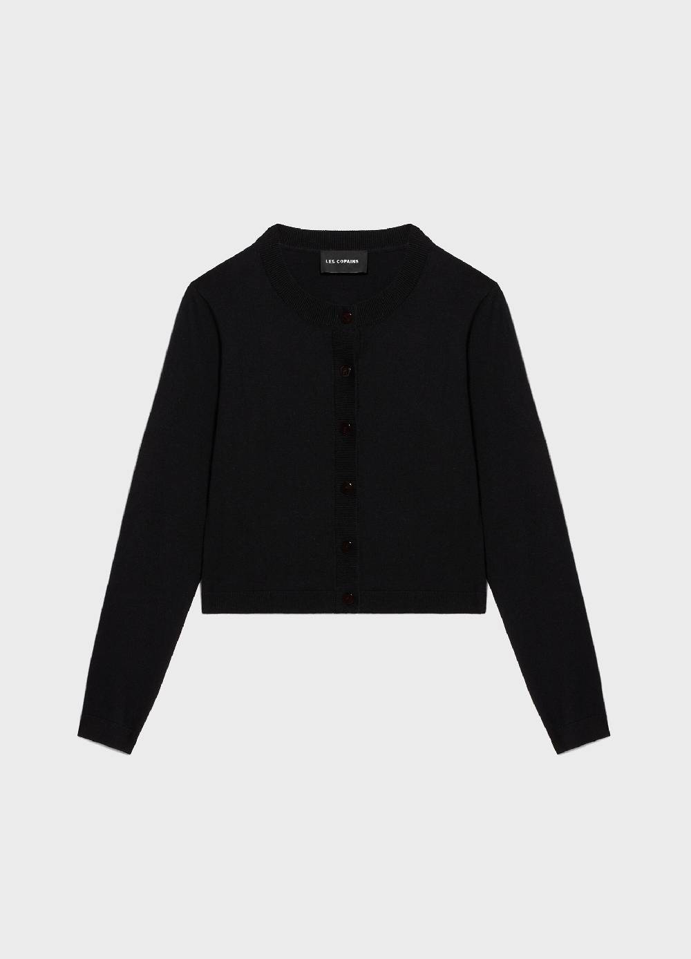 LES COPAINSCardigan Tricot In Seta E Cotone