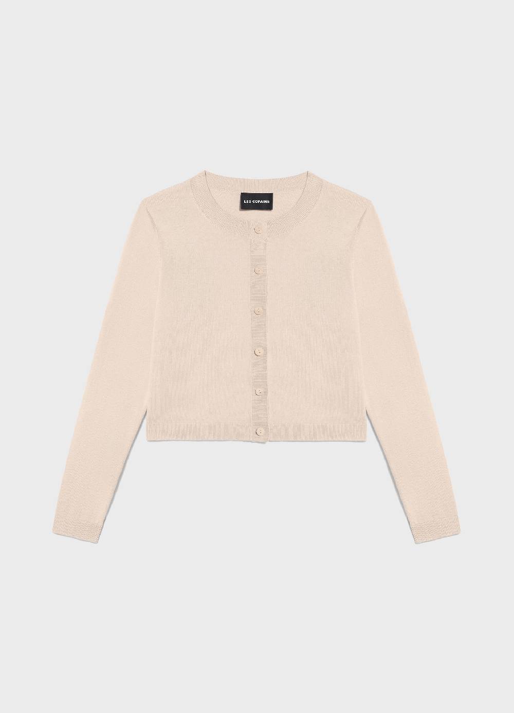 LES COPAINSCardigan Tricot In Seta E Cotone