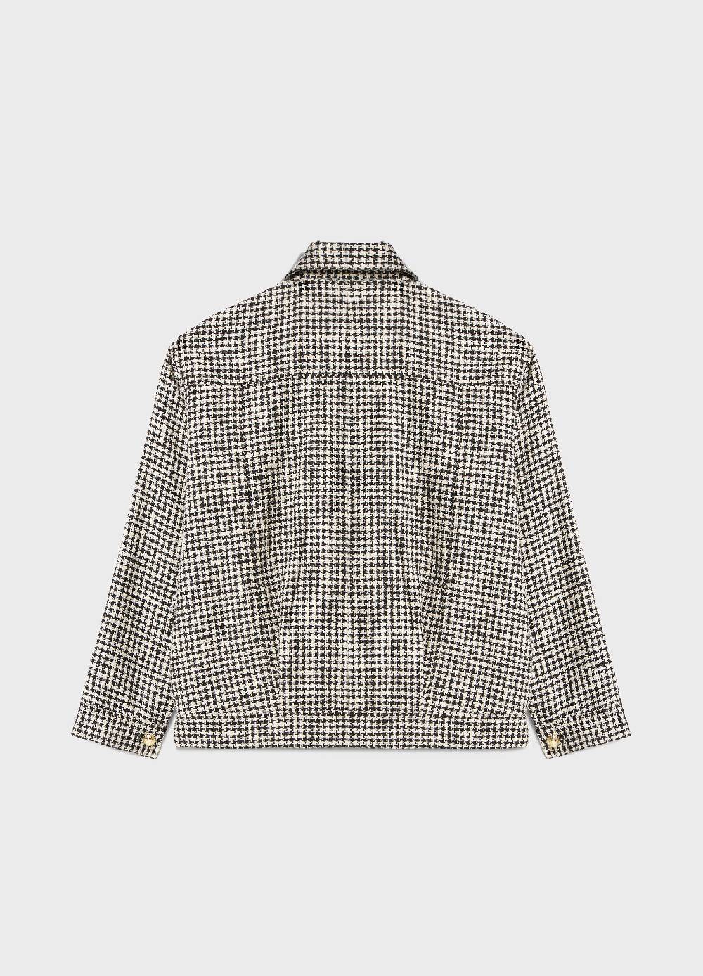 LES COPAINSChore Jacket Motivo Pied De Poule