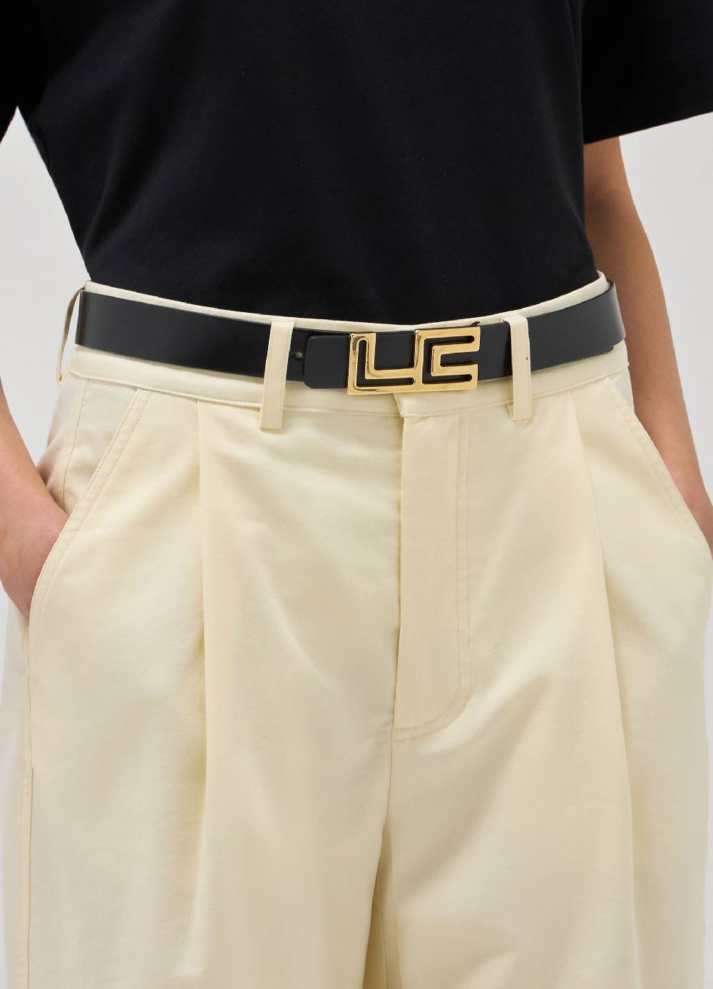 LES COPAINSCintura in vera pelle