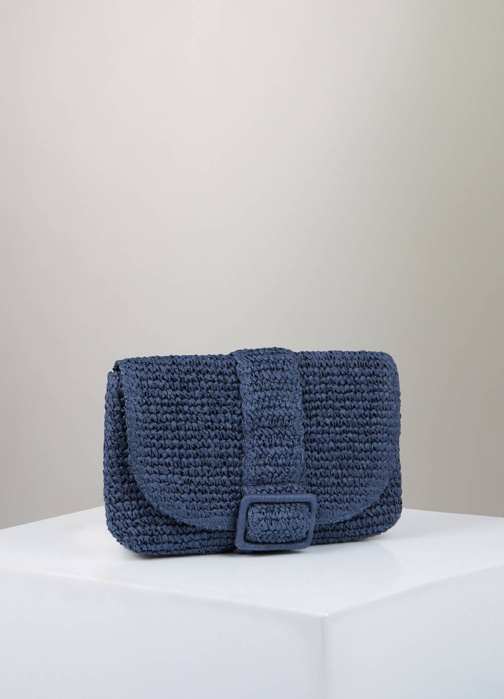 LES COPAINSClutch In Carta Intrecciata