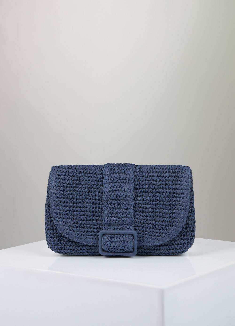 LES COPAINSClutch In Carta Intrecciata