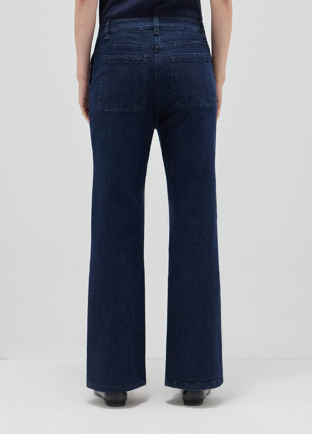 LES COPAINSDenim Flare In Cotone Stretch