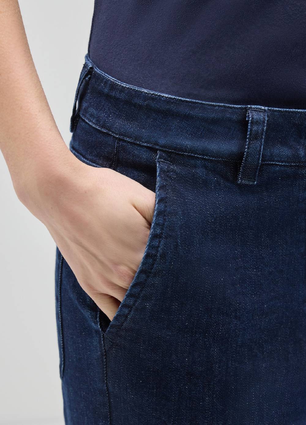 LES COPAINSDenim Flare In Cotone Stretch