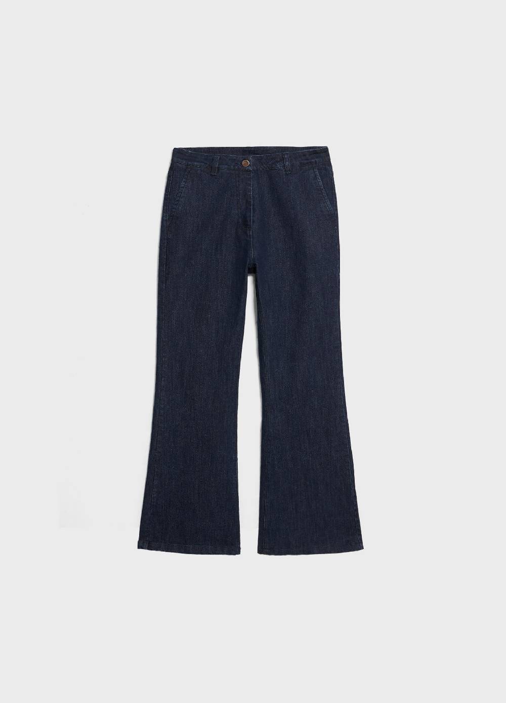 LES COPAINSDenim Flare In Cotone Stretch