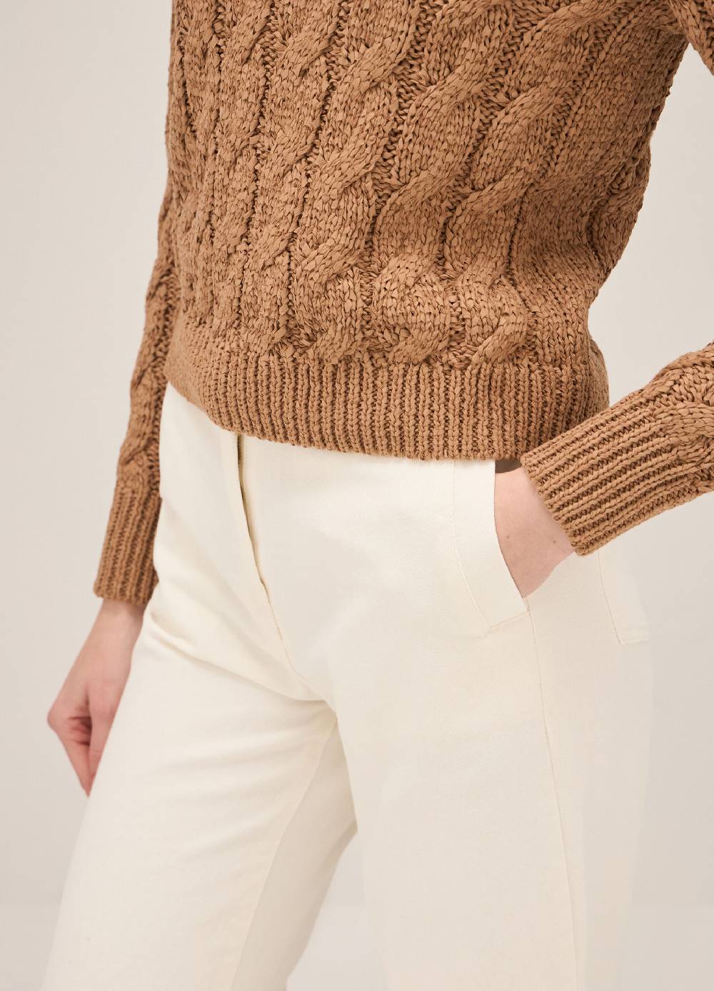 LES COPAINSDenim Stile Culotte In Cotone