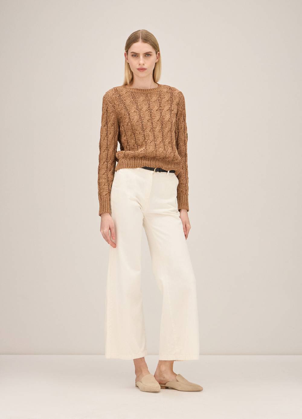 LES COPAINSDenim stile culotte in cotone