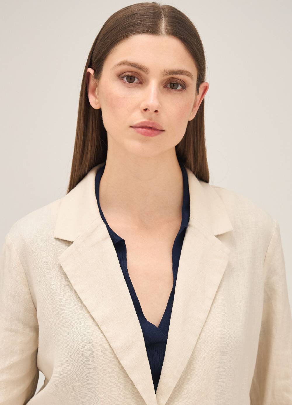 LES COPAINSGiacca A Camicia In Lino