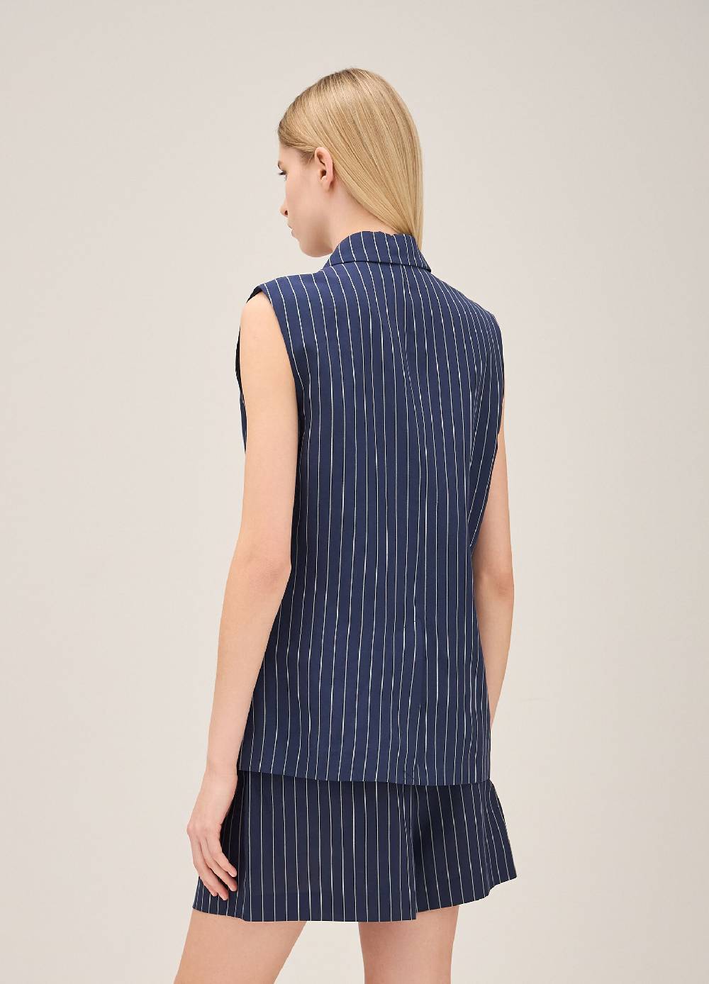 LES COPAINSGilet Doppiopetto Gessato