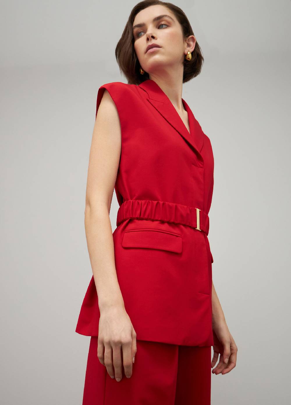 LES COPAINSGilet In Misto Viscosa