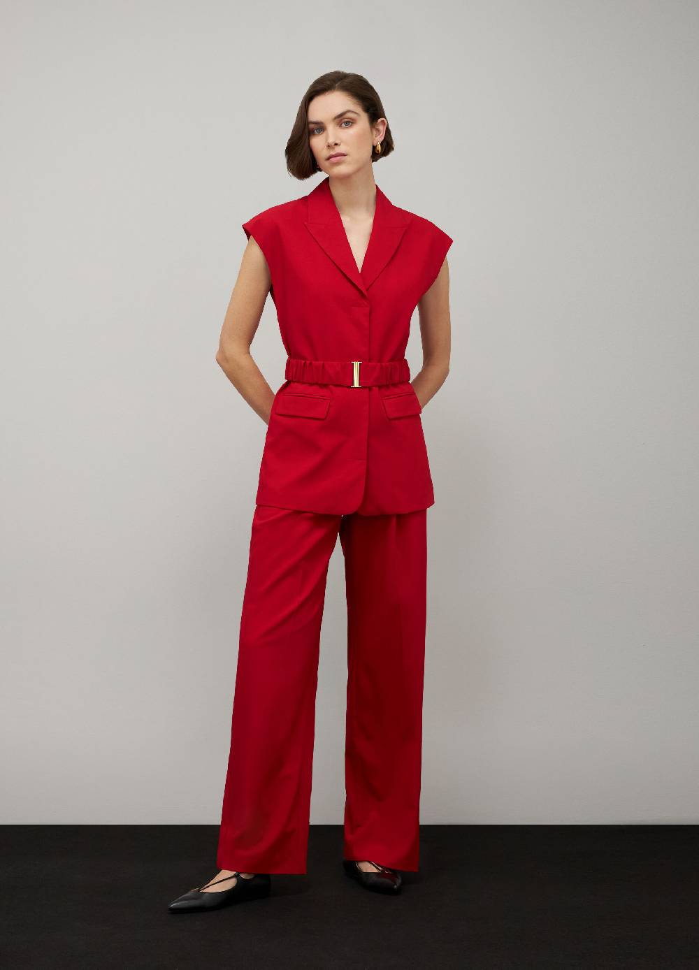 LES COPAINSGilet in misto viscosa