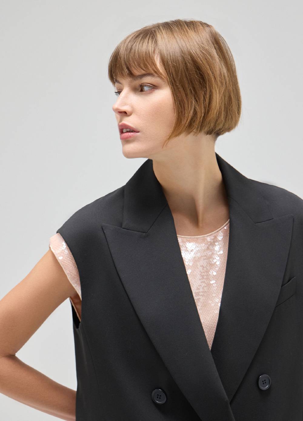 LES COPAINSGilet Lungo Doppiopetto