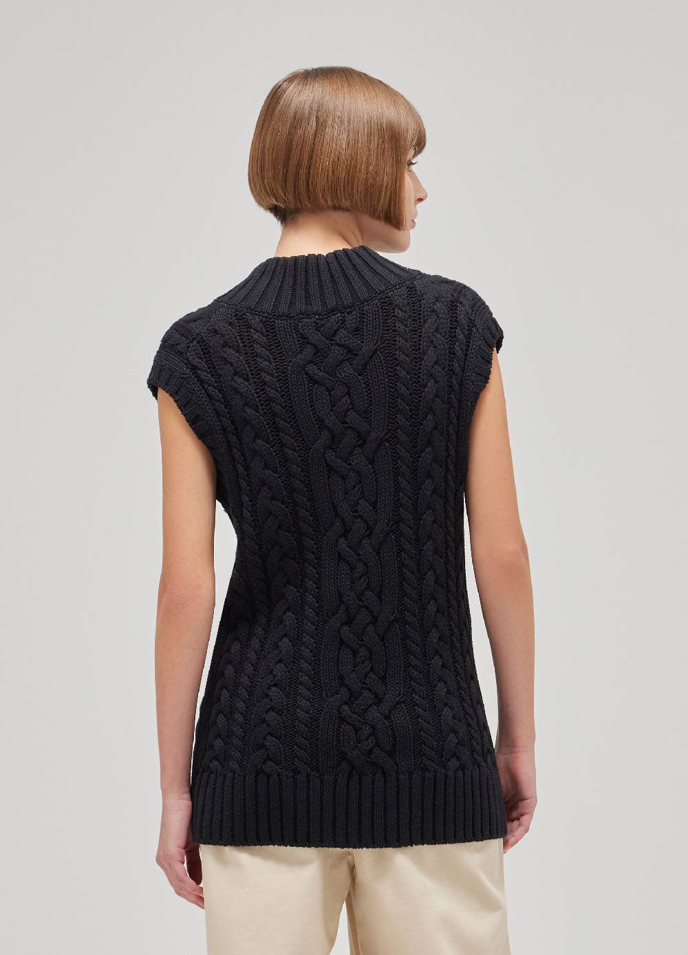 LES COPAINSGilet Tricot A Trecce