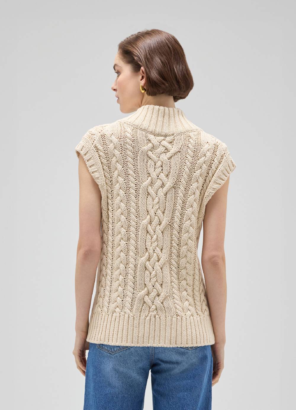LES COPAINSGilet Tricot A Trecce