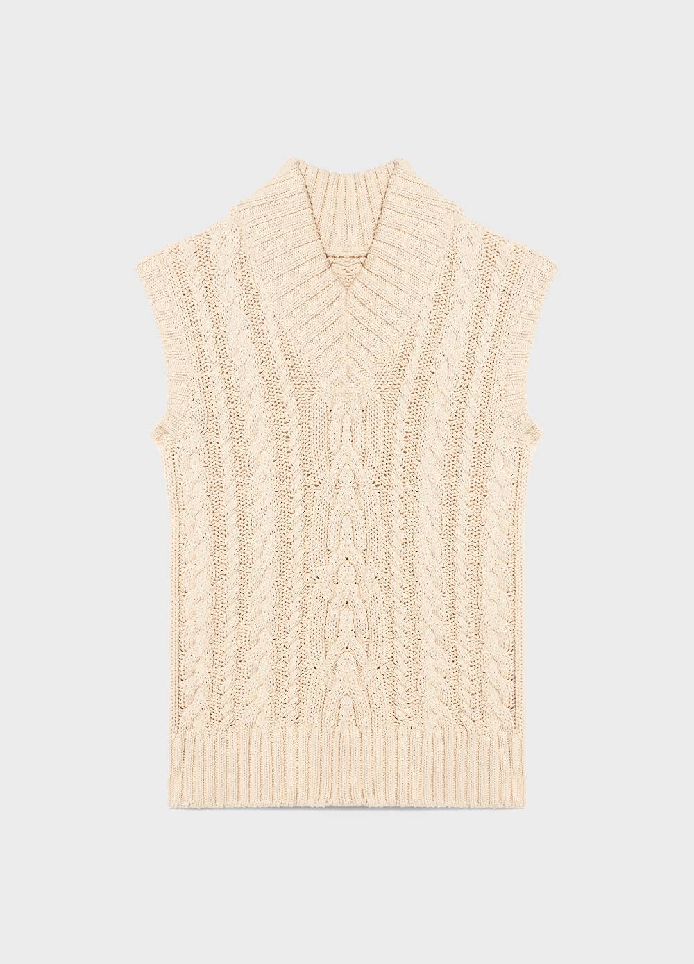 LES COPAINSGilet Tricot A Trecce