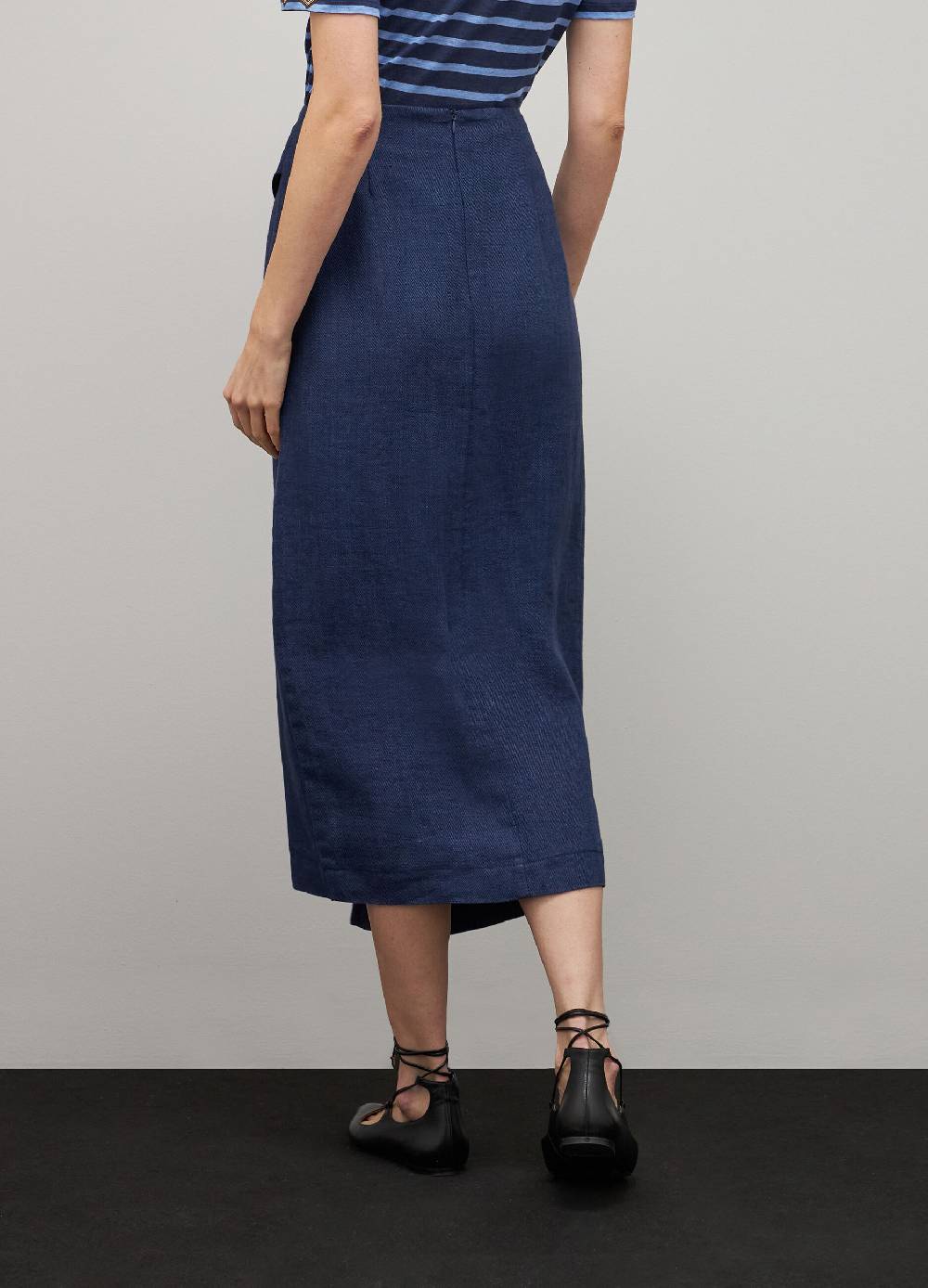 LES COPAINSGonna A Portafoglio In Lino