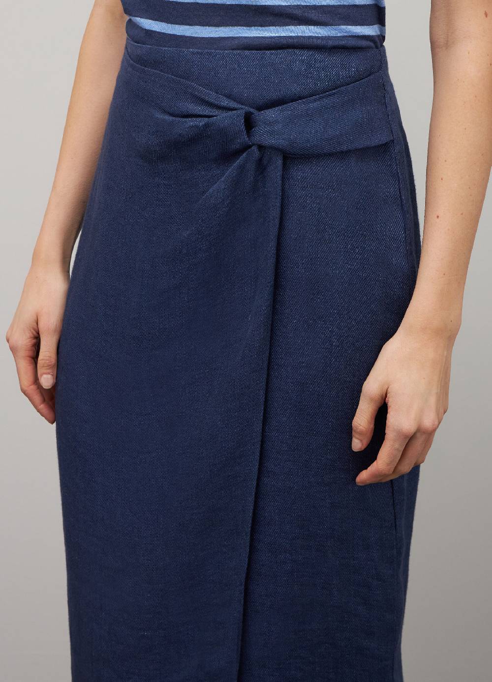 LES COPAINSGonna A Portafoglio In Lino