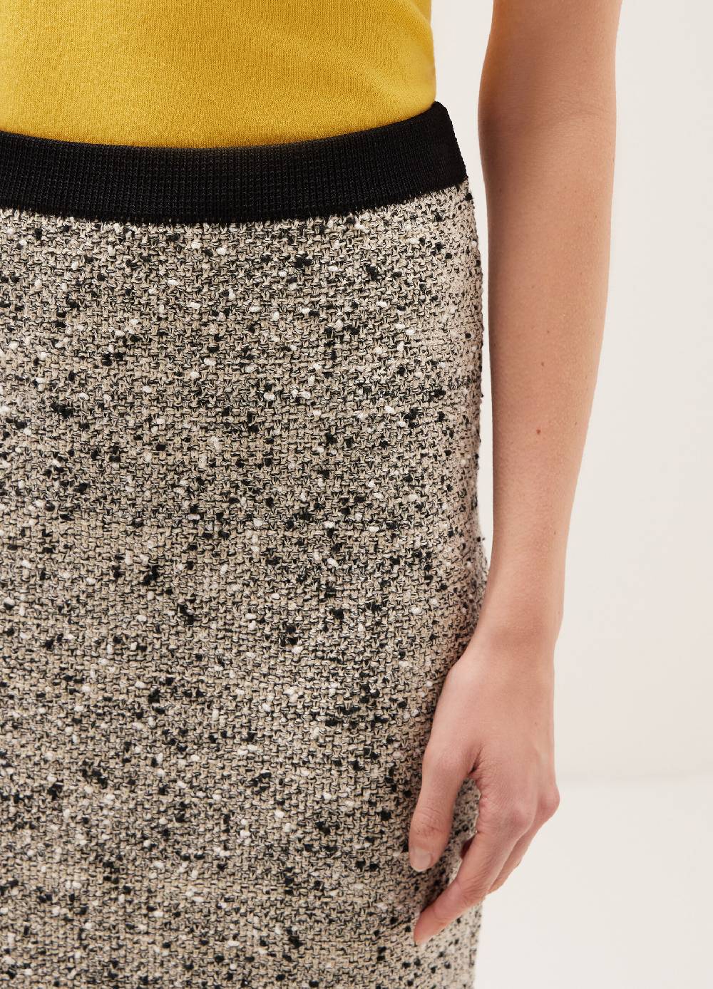 LES COPAINSGonna A Tubino Effetto Bouclé