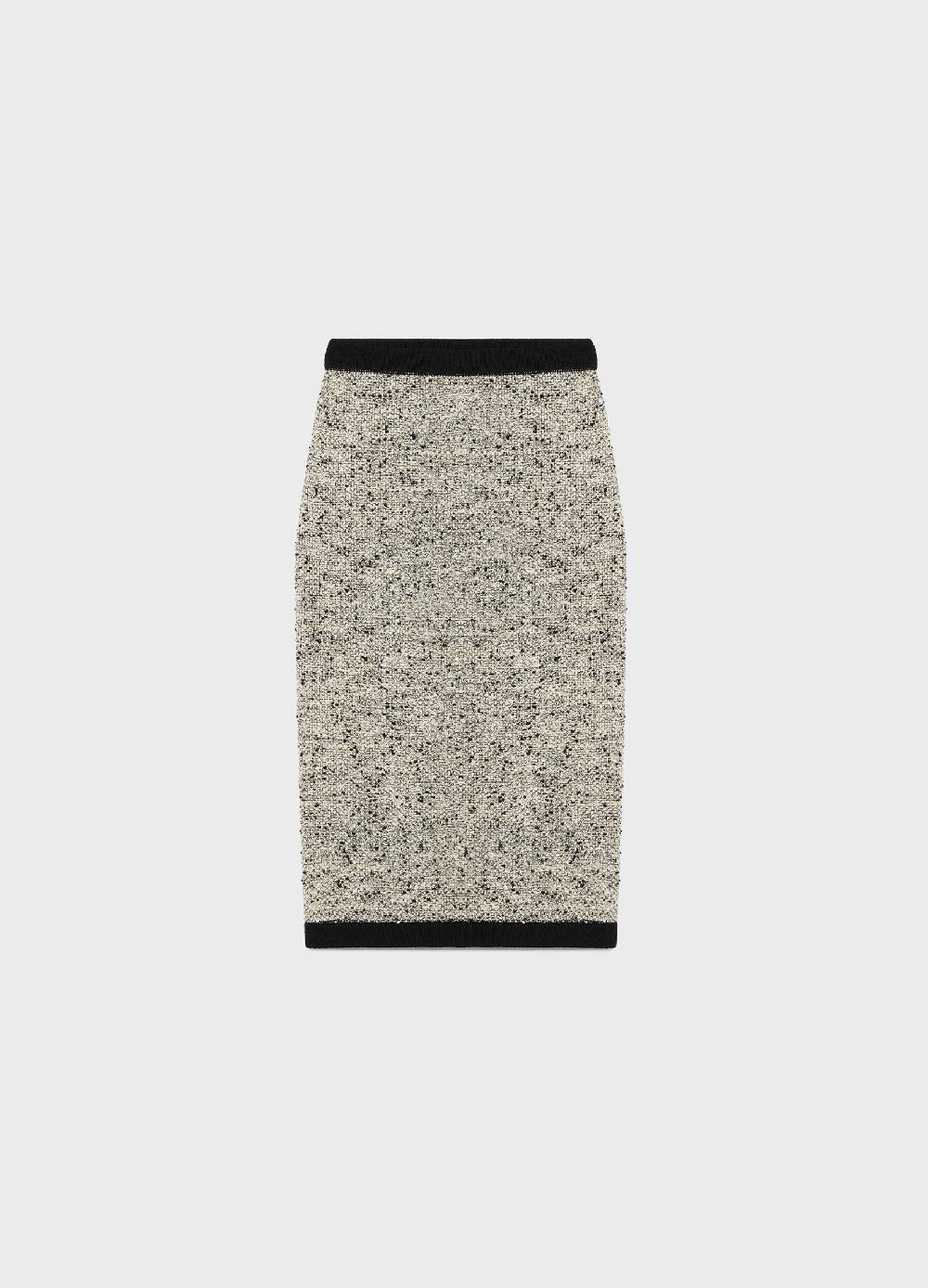 LES COPAINSGonna A Tubino Effetto Bouclé