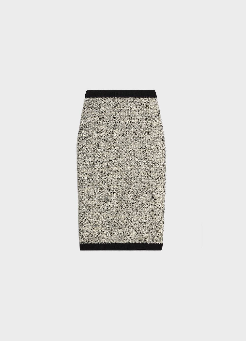 LES COPAINSGonna A Tubino Effetto Bouclé