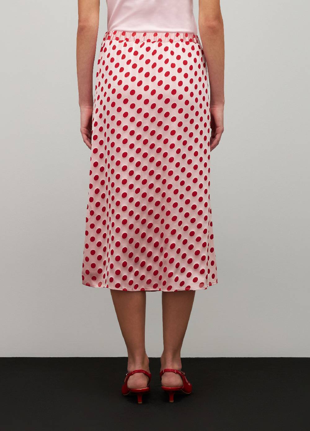 LES COPAINSGonna In Misto Viscosa A Pois