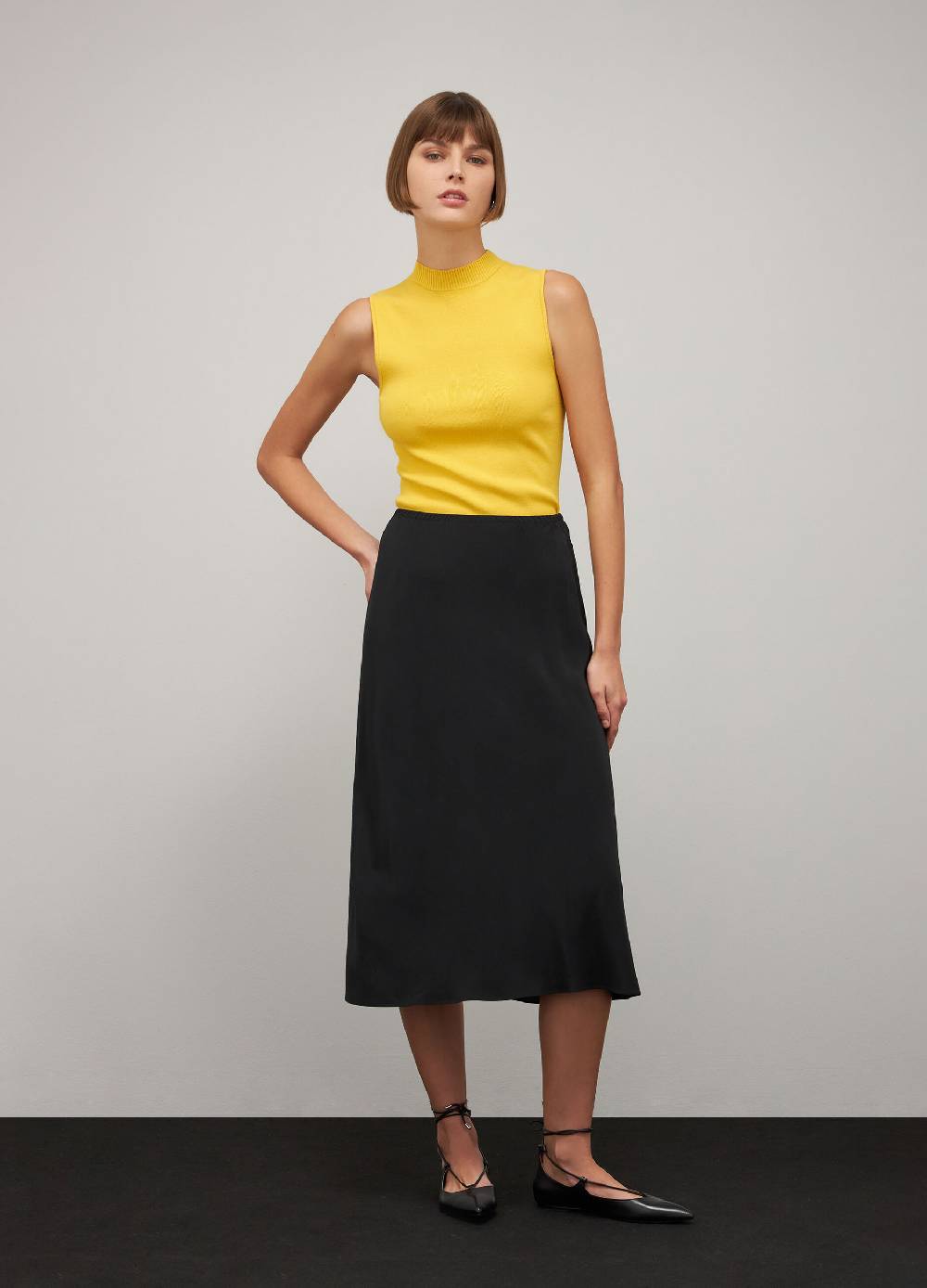 LES COPAINSGonna midi con spacco