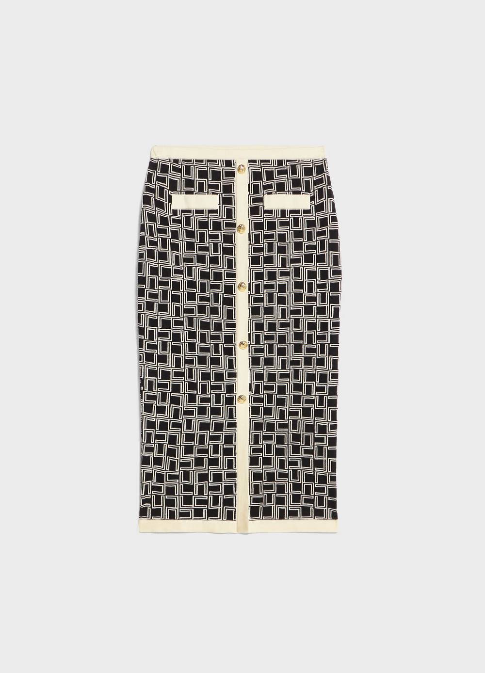 LES COPAINSGonna Midi In Cotone A Fantasia