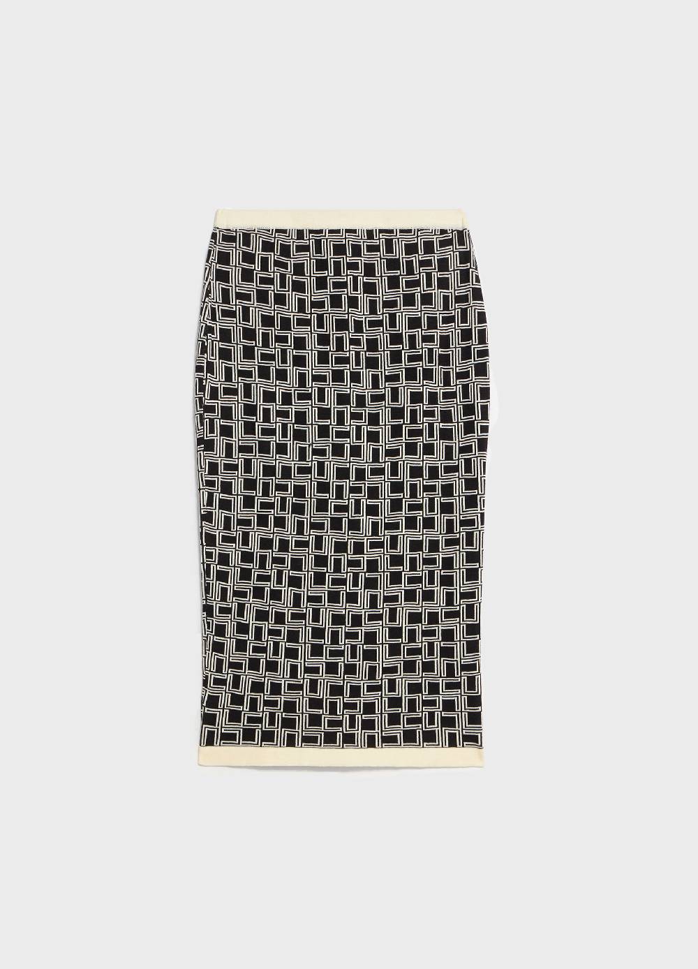 LES COPAINSGonna Midi In Cotone A Fantasia