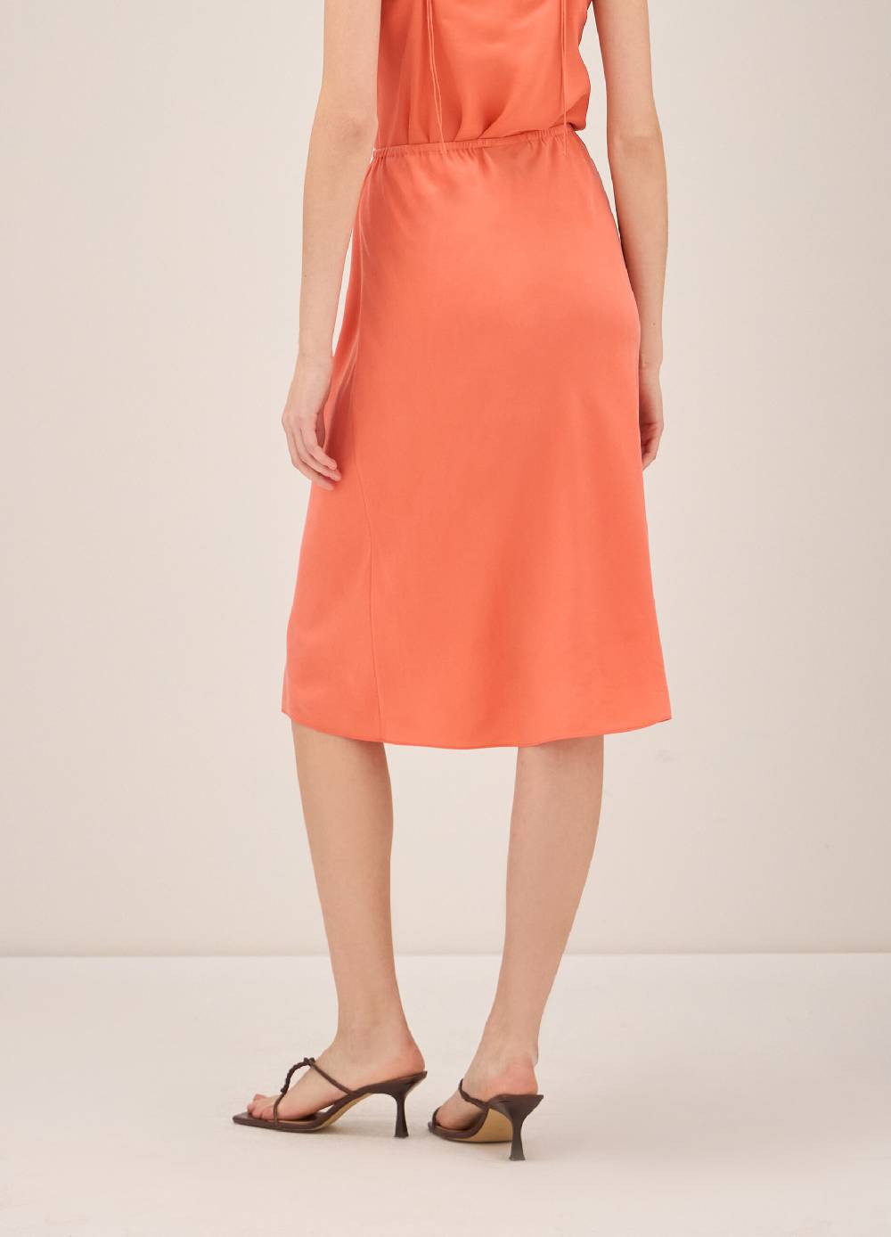 LES COPAINSGonna Midi In Pura Seta