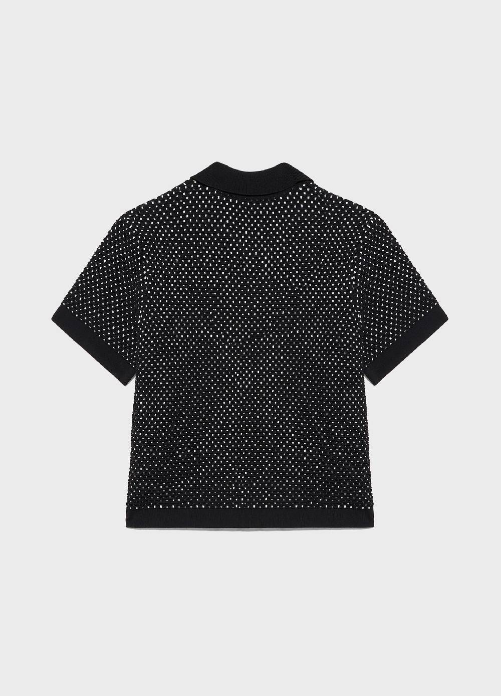 LES COPAINSMaglia Tricot A Maniche Corte Jacquard