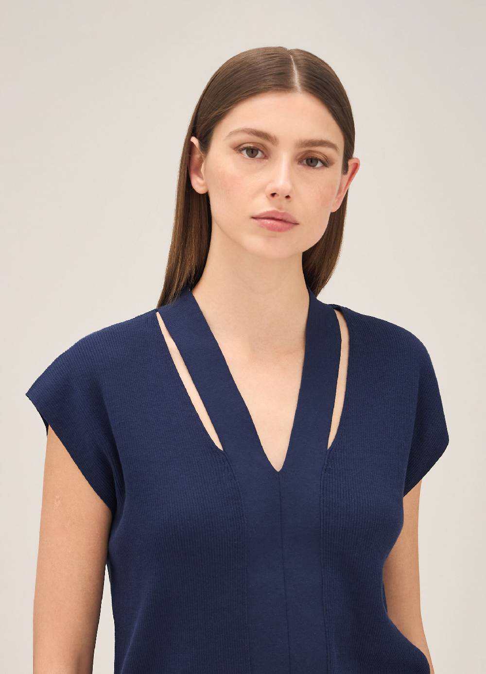 LES COPAINSMaglia Tricot Con Scollo A V