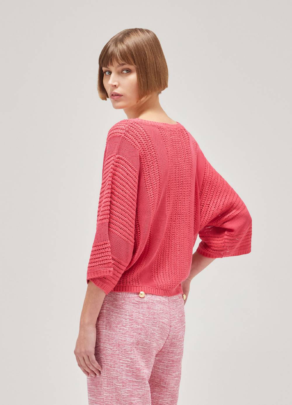 LES COPAINSMaglia Tricot Effetto Traforato