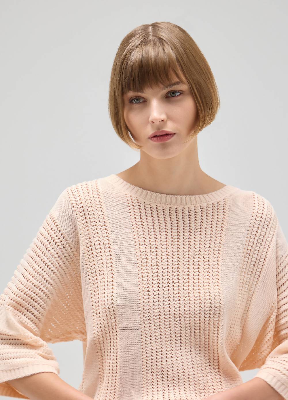 LES COPAINSMaglia Tricot Effetto Traforato