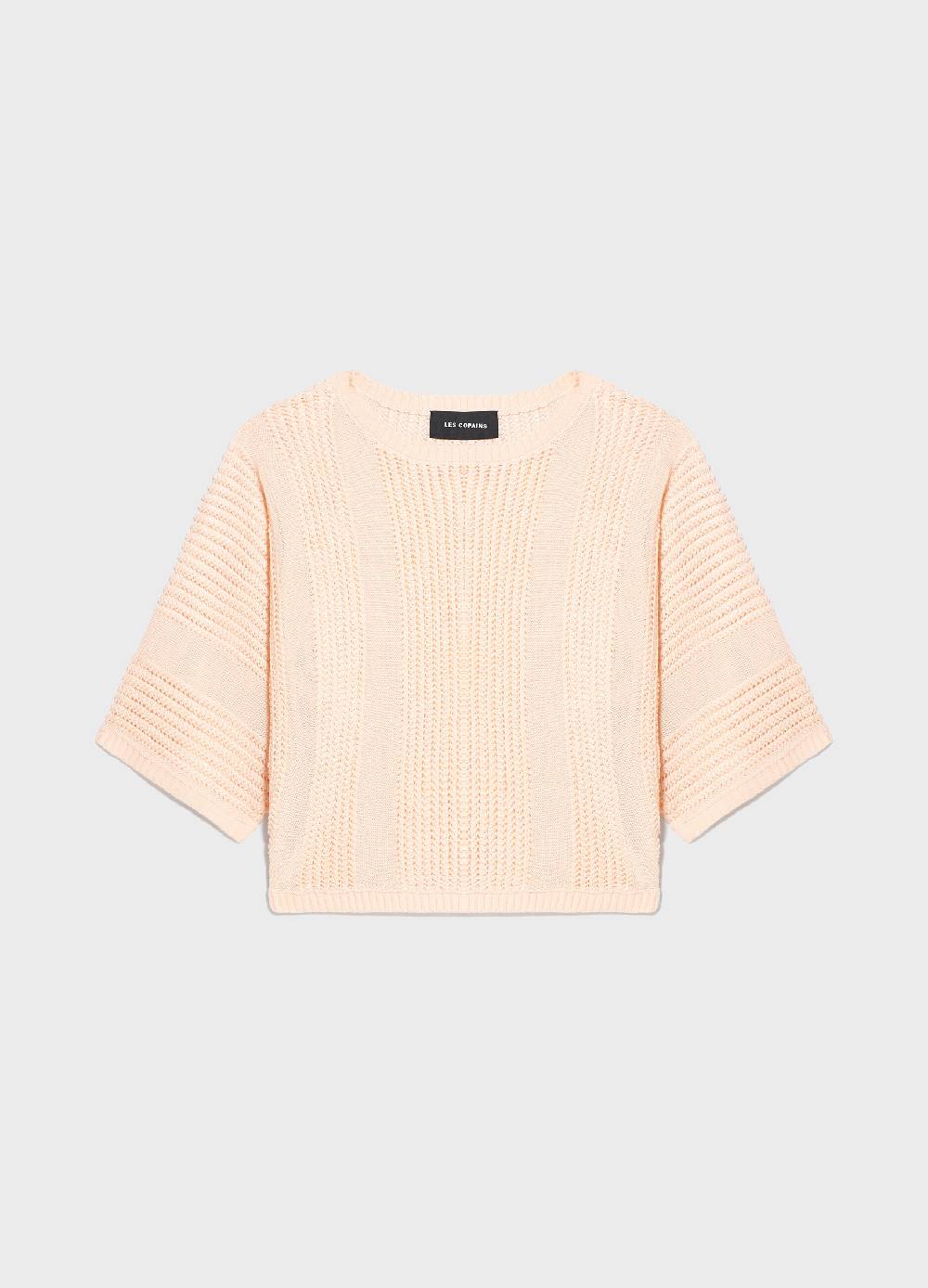 LES COPAINSMaglia Tricot Effetto Traforato