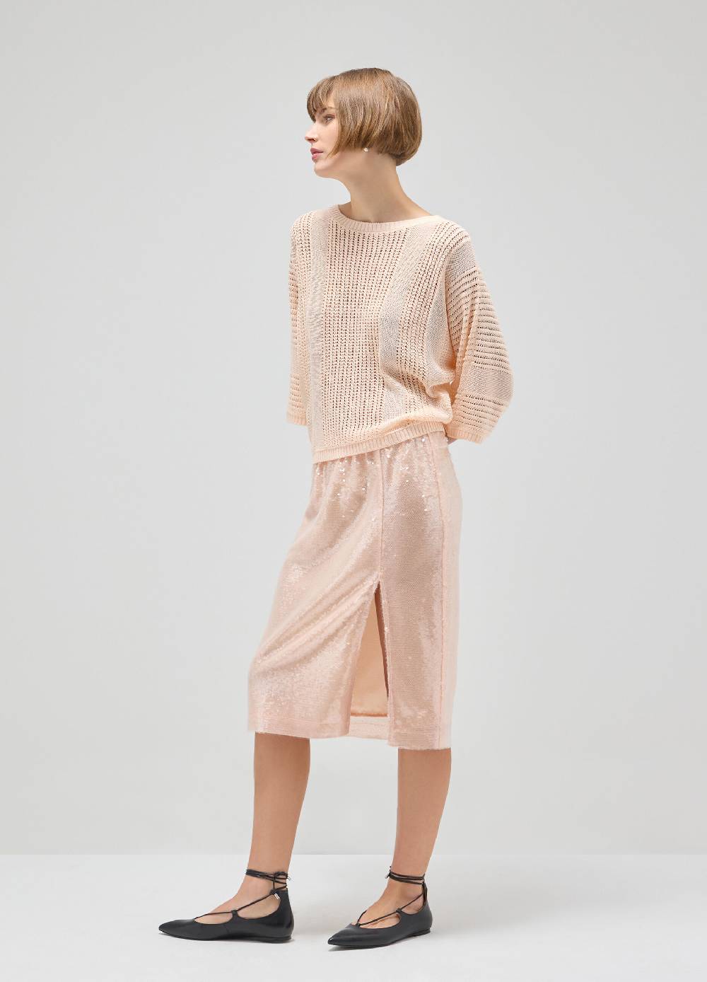 LES COPAINSMaglia tricot effetto traforato