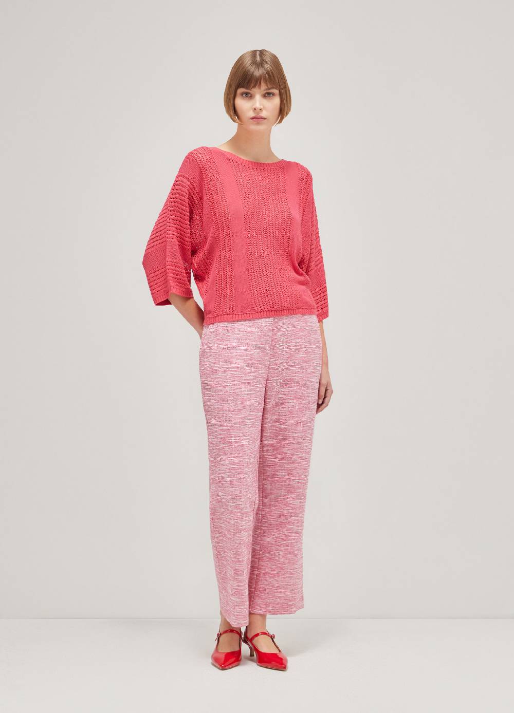 LES COPAINSMaglia tricot effetto traforato