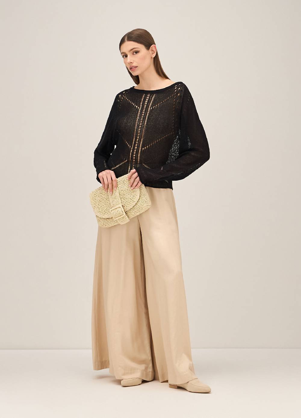 LES COPAINSMaglia tricot traforata