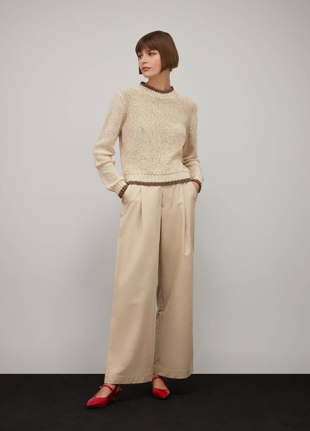 LES COPAINSMaglione tricot a girocollo