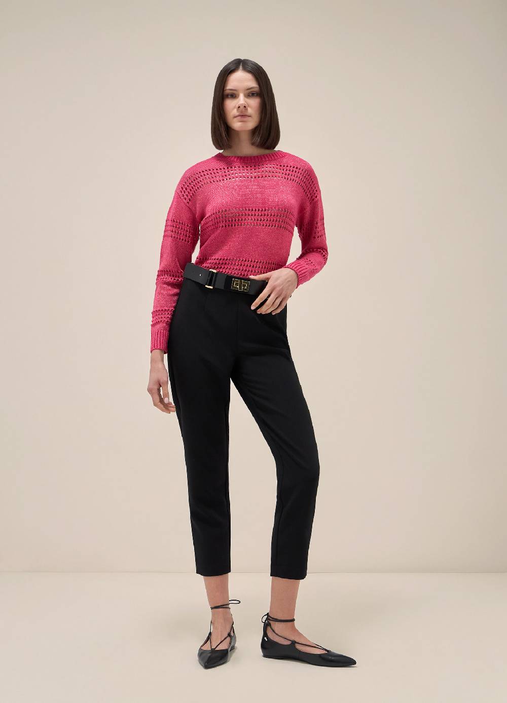 LES COPAINSMaglione tricot in seta e cotone